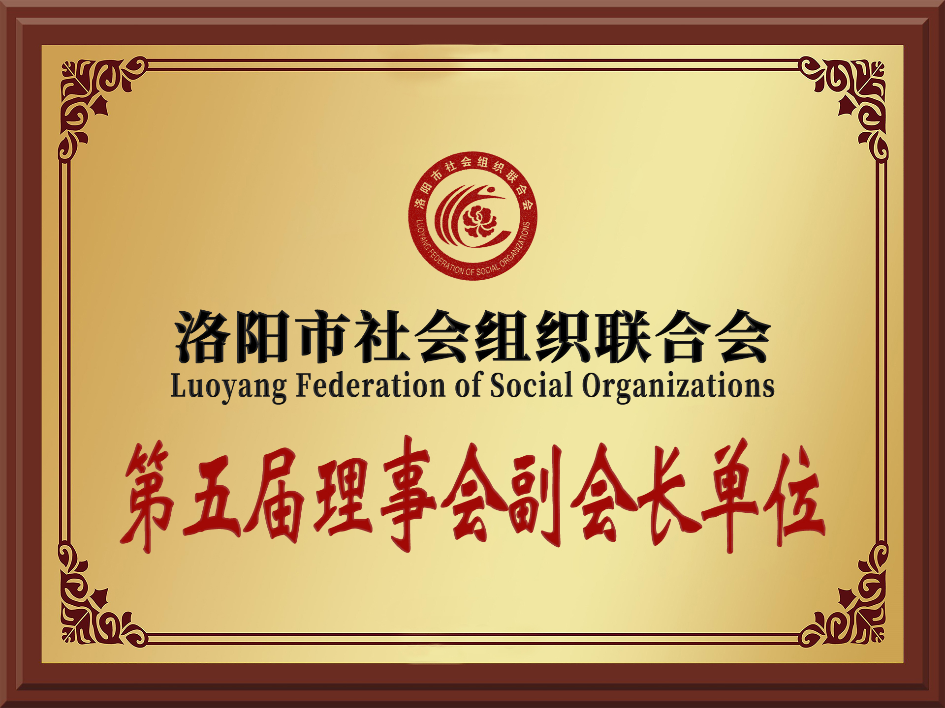 洛陽(yáng)市社會(huì )組織聯(lián)合會(huì )副會(huì )長(cháng)單位